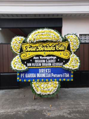 Papan Bunga Duka di Bojong Gede