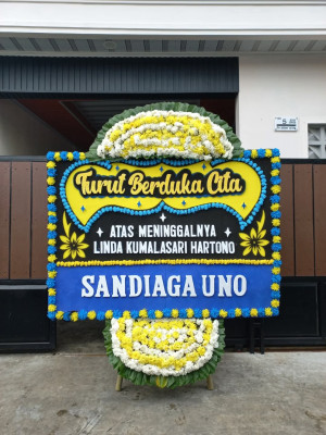 Papan Bunga Duka di Bojong Gede