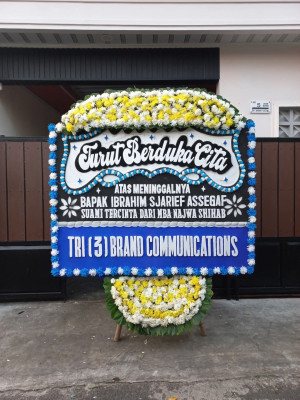 Papan Bunga Duka di Bojong Gede